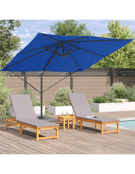 Parasol Roma Blu 286 x 284 x 265 cm Alluminio e Poliestere