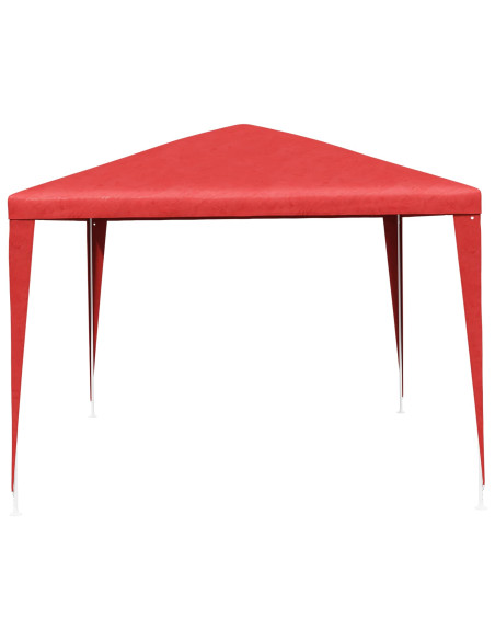 Tenda Party Rosso 400 x 300 x 255 cm PE e Acciaio