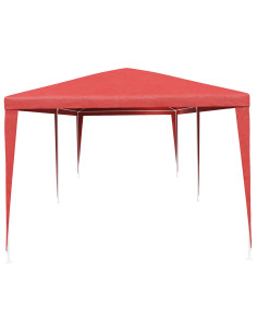Tenda Party Rosso 600 x 300 x 255 cm PE e Acciaio 2