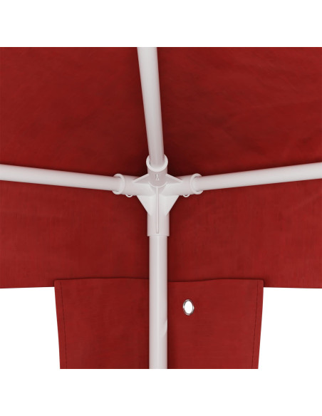 Tenda Party Rosso 600 x 300 x 255 cm PE e Acciaio