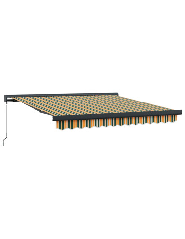 Tenda Retrattile Multicolore 350 x 250 cm Tessuto e Metallo