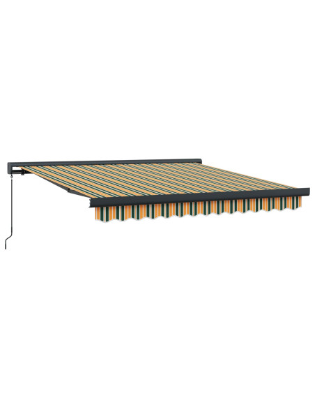 Tenda Retrattile Multicolore 350 x 250 cm Tessuto e Metallo