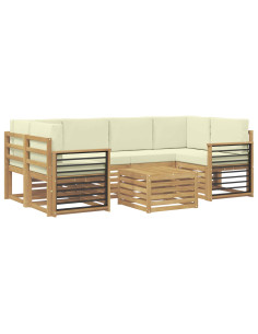 Set divani Legno di Acacia Massello 2