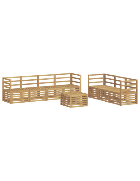 Set divani Legno di Acacia Massello