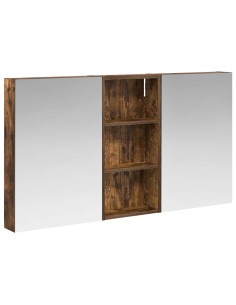 Set di Armadi da Bagno con porta 3 pcs 110 x 10,5 x 60,5 cm 2