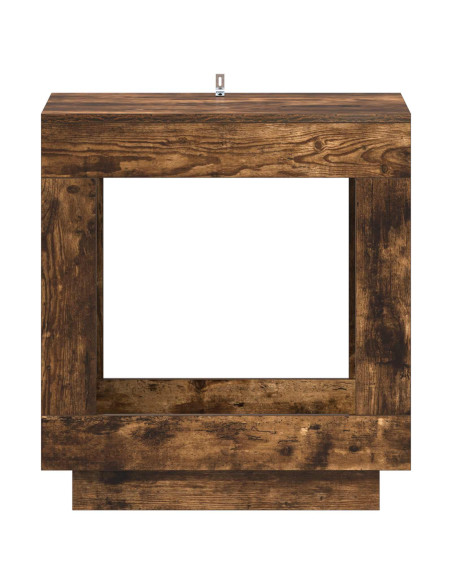 Tavolo laterale Quercia Affumicata 60 x 40 x 65 cm