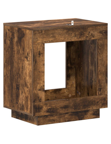 Tavolo laterale Quercia Affumicata 60 x 40 x 65 cm