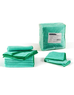 PANNO MICROFIBRA 40X40 10PZ VERDE 2
