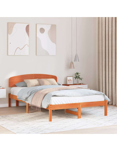 Struttura del letto Marrone cerato 120 x 200 cm Pino massello