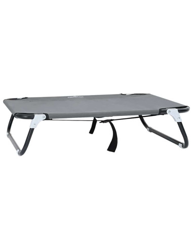 Letto per Cani Grigio chiaro 70 x 46 x 18 cm Acciaio