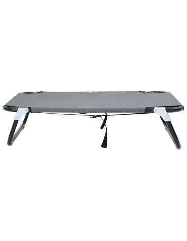 Letto per Cani Grigio chiaro 80 x 55 x 18 cm Acciaio