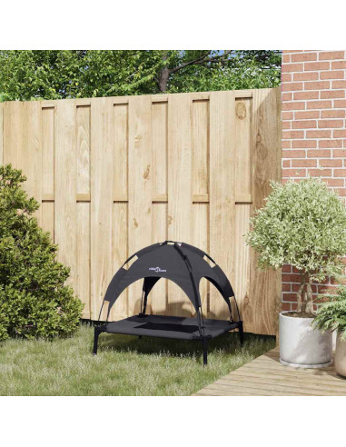 Letto per Cani Nero 76 x 62 x 70,5 cm Acciaio