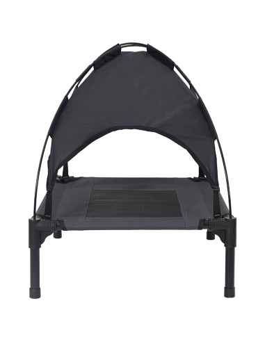 Letto per Cani Nero 76 x 62 x 70,5 cm Acciaio