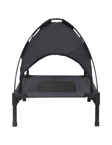 Letto per Cani Nero 76 x 62 x 70,5 cm Acciaio