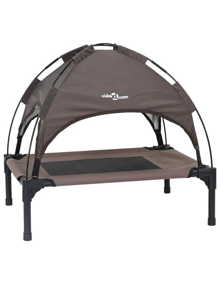 Letto per Cani Marrone 76 x 62 x 70,5 cm Acciaio
