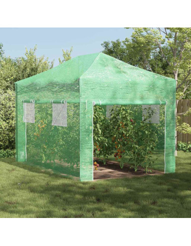 Serra con struttura pop-up Verde 280 x 410 x 315 cm Ferro