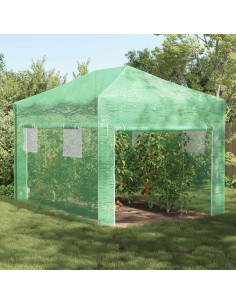 Serra con struttura pop-up Verde 290 x 430 x 315 cm Ferro