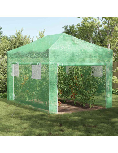Serra con struttura pop-up Verde 290 x 430 x 315 cm Ferro