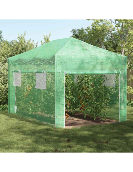 Serra con struttura pop-up Verde 290 x 430 x 315 cm Ferro