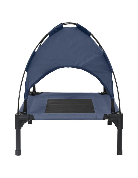Letto per Cani Blu navy 76 x 62 x 70,5 cm Acciaio