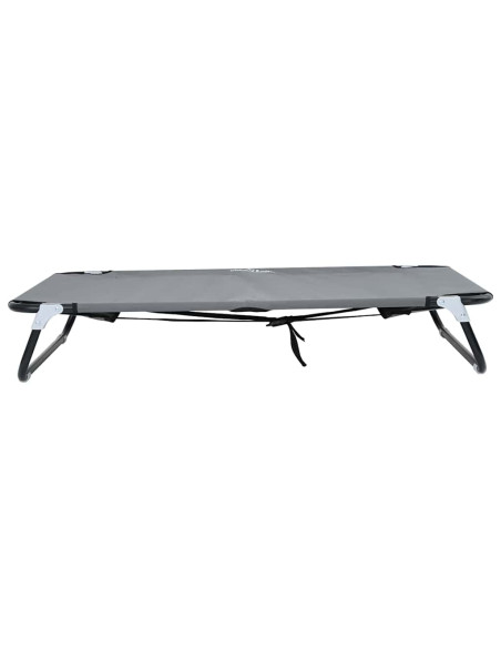 Letto per Cani Grigio chiaro 105 x 65 x 18 cm Acciaio