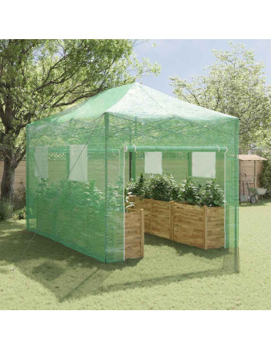 Serra con struttura pop-up Verde 280 x 410 x 315 cm Ferro