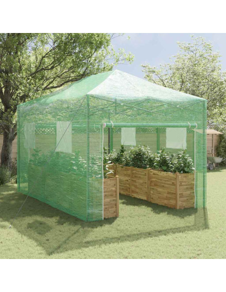 Serra con struttura pop-up Verde 290 x 430 x 315 cm Ferro