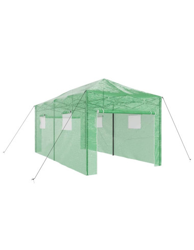 Serra con struttura pop-up Verde 290 x 580 x 315 cm Ferro
