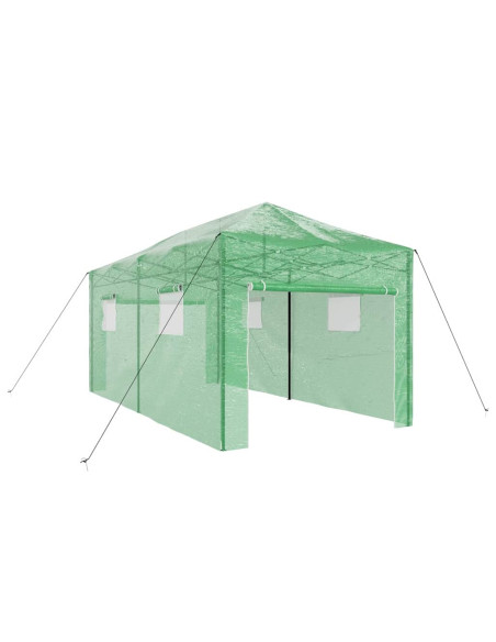 Serra con struttura pop-up Verde 290 x 580 x 315 cm Ferro