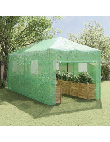 Serra con struttura pop-up Verde 290 x 580 x 315 cm Ferro