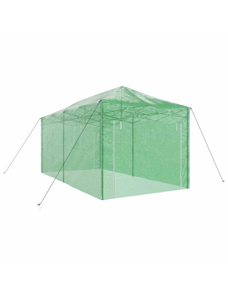 Serra con struttura pop-up Verde 290 x 580 x 315 cm Ferro