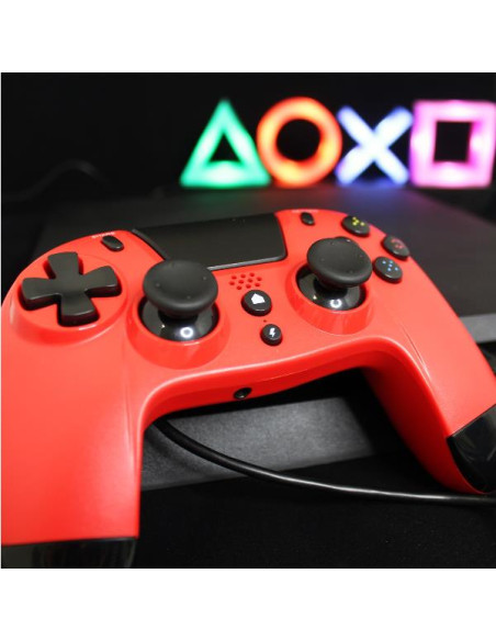 VX4 WIRED GAMEPAD PS4 PC RED