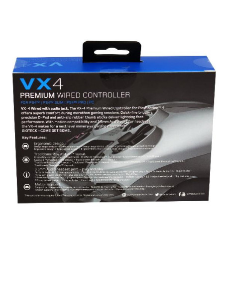VX4 WIRED GAMEPAD PS4 PC TITANI0