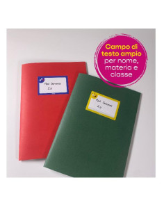 CF8 ETICHETTE LIBRI QUADERNI-SMILE 2