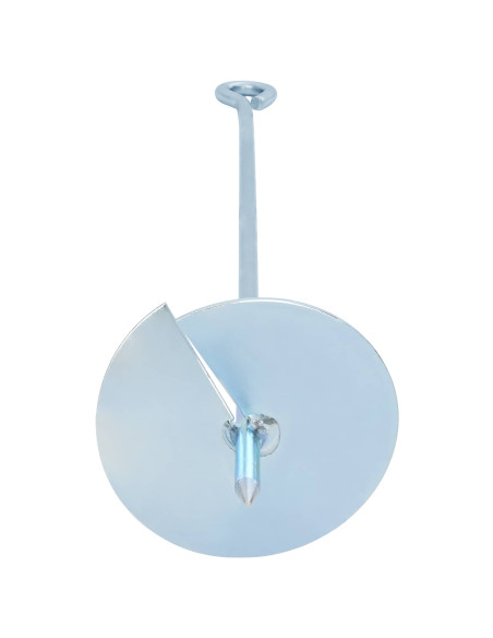 Ancora per Terra 4 pcs Argento Ø10 x 60 cm Metallo Galvanizzato