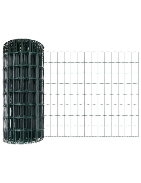 Recinzione Euro Verde 0,4 x 50 m Ferro rivestito in PVC
