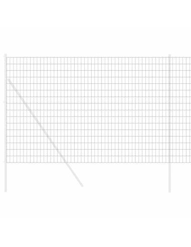 Recinzione Euro Grigio 1,6 x 10 m Ferro rivestito in PVC