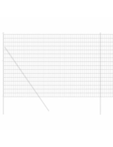 Recinzione Euro Grigio 1,6 x 10 m Ferro rivestito in PVC