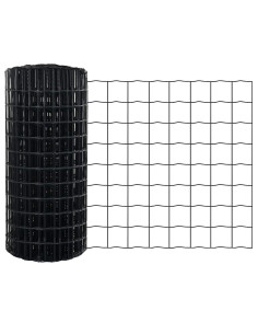 Recinzione Euro Grigio 0,8 x 25 m Ferro rivestito in PVC 2