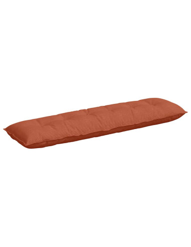 Cuscino per Schiena Rosso Arancio 180 x 50 cm Tessuto in Cords