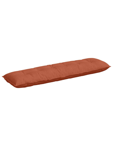 Cuscino per Schiena Rosso Arancio 180 x 50 cm Tessuto in Cords