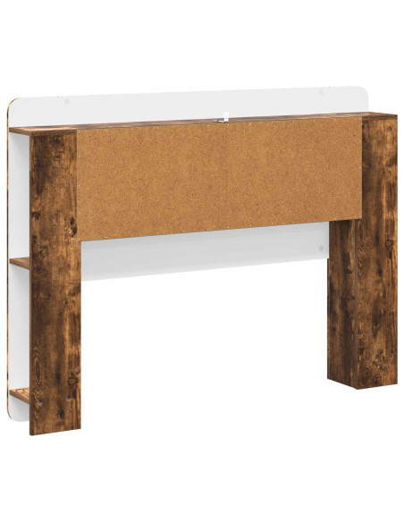 Testata del letto Rovere Fumo Legno ingegnerizzato