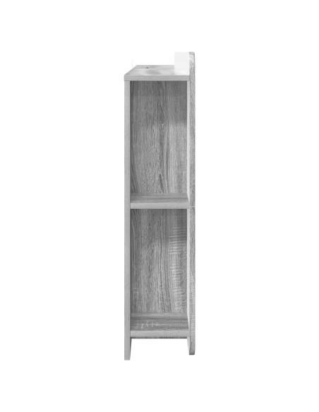 Testata del letto Grigio Sonoma Legno ingegnerizzato