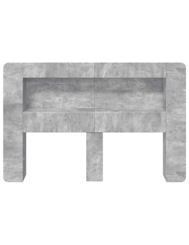 Testata del letto Grigio Cemento Legno ingegnerizzato