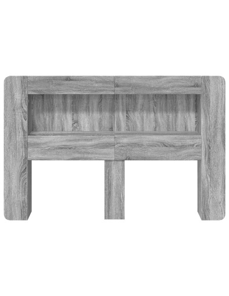 Testata del letto Grigio Sonoma Legno ingegnerizzato