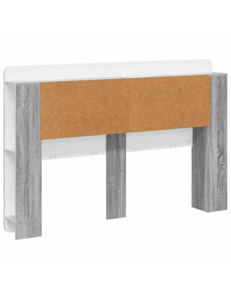 Testata del letto Grigio Sonoma Legno ingegnerizzato