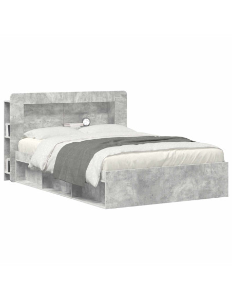 Testata del letto Grigio Cemento Legno ingegnerizzato