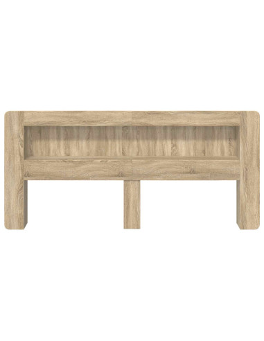 Testata del letto Rovere Sonoma Legno ingegnerizzato