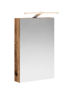 Mobiletto per specchio da bagno con lo scaffale Legno vecchio 2