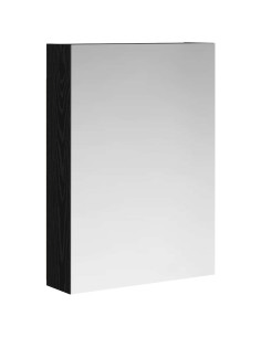 Mobiletto per specchio da bagno Rovere Nero 50 x 14,5 x 70 cm 2